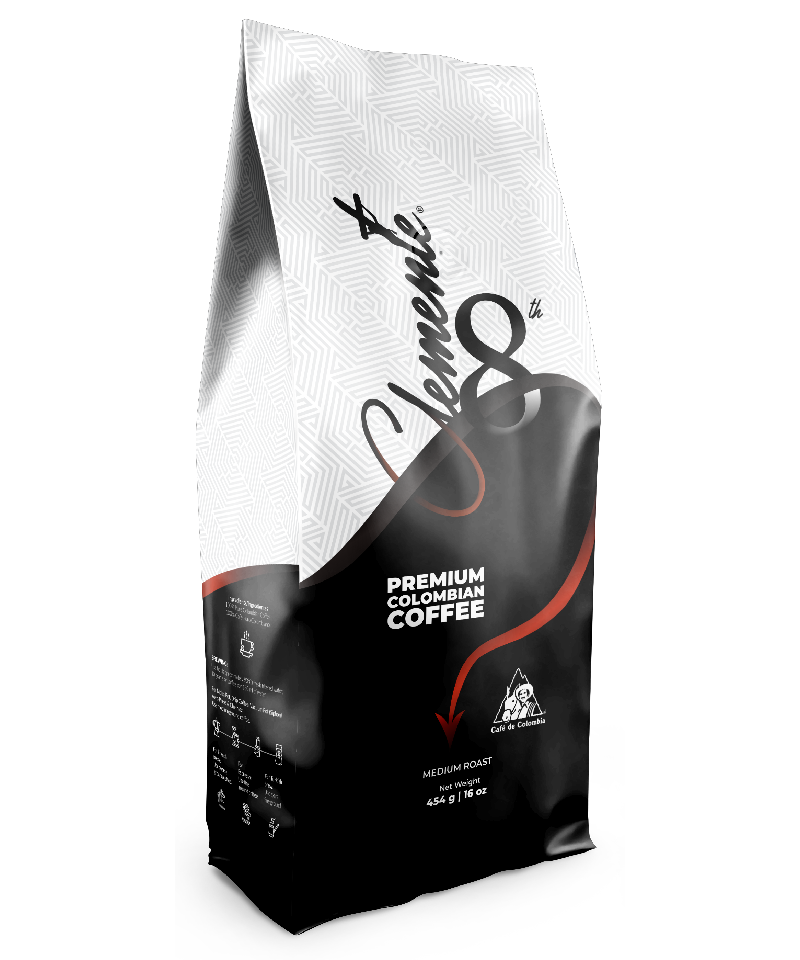 Colombian premium coffee clemente 8th