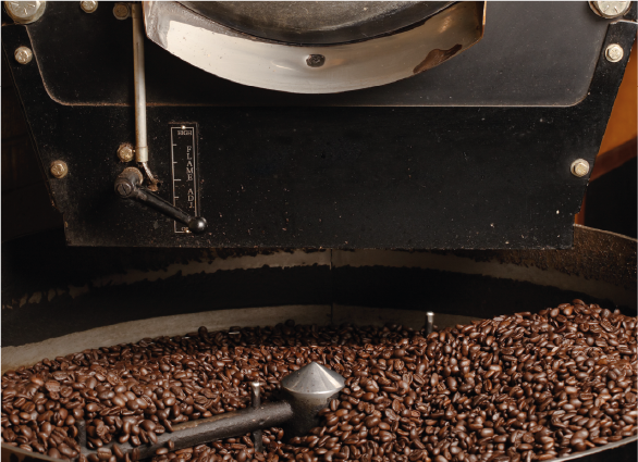 Wholecoffee bean roasted